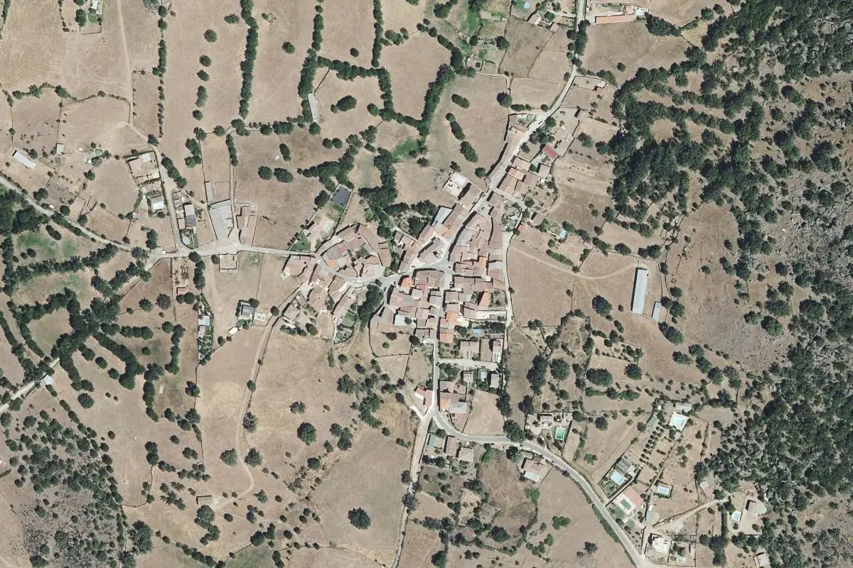 Aerial photo of the Campanitas area