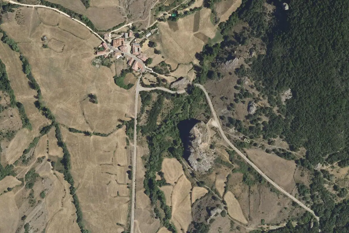 Foto aérea de la zona de Perapertú