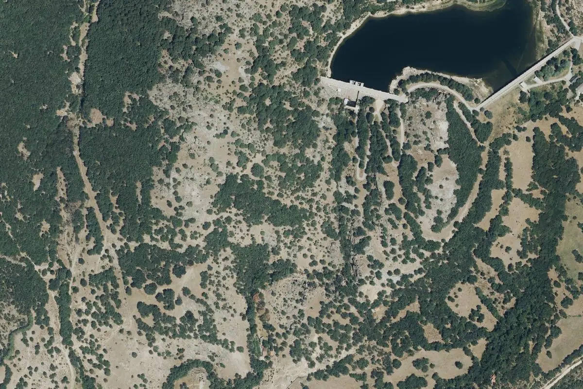 Foto aérea de la zona de Las Retuertas
