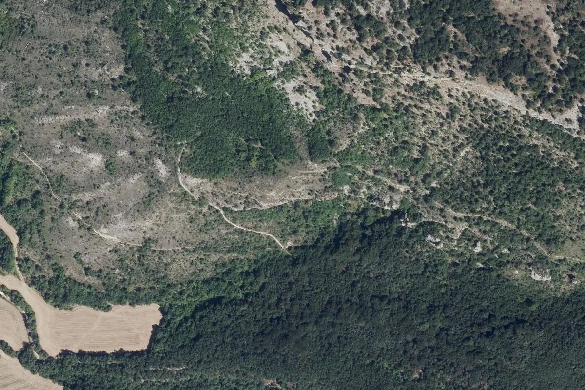 Aerial photo of the Atauri area