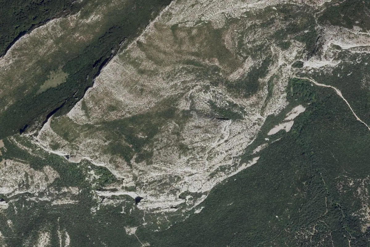 Aerial photo of the Berberana area
